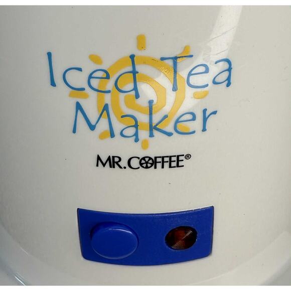 Mr. Coffee Iced Tea Maker 2-Quart Pitcher Machine Set TM1.7 Complete Set Blue - Picture 14 of 16